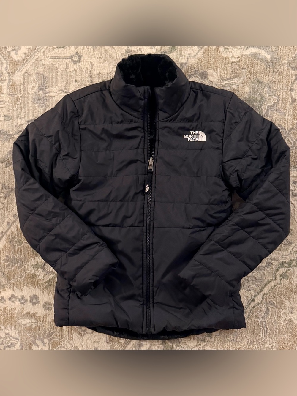 The North Face Girls' Reversible Mossbud Swirl Jacket